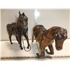 Image 3 : Folkart 2 Paper Mache Horses