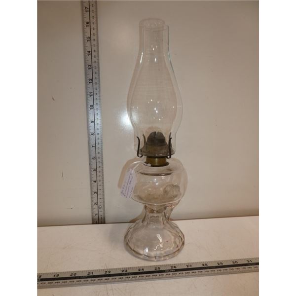 Antique Clear Kerosen Finger lamp