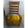 Image 1 : Antique Rocking Upholstered Rocking Chair