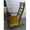 Image 2 : Antique Rocking Upholstered Rocking Chair