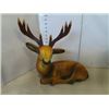 Image 1 : Vintage Chalkware Laying Deer
