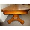 Image 5 : Vintage Solid Oak Coffee Table with Drawer