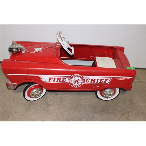 "Fire Chief" Peddle Car