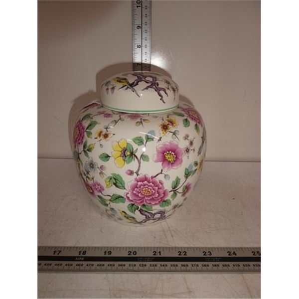 Chinese Rose ginger jar