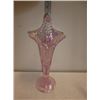 Pink Iridescent Art Glass Vase