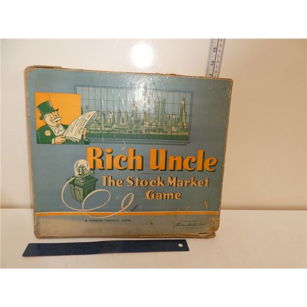 Antique  Rick Uncle  The Stock Market Game 