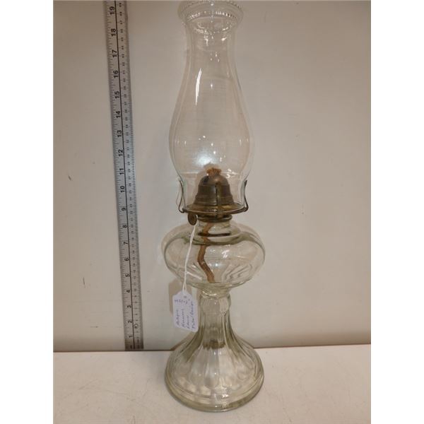 Antique Kerosene Lamp "Petal Design"