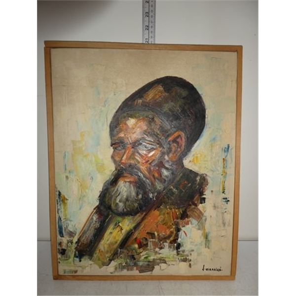 Original 1960's oil painting by Vahan Zirakian