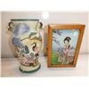 Image 2 : Vintage Asian Femal Bust, Asian Themed Vase