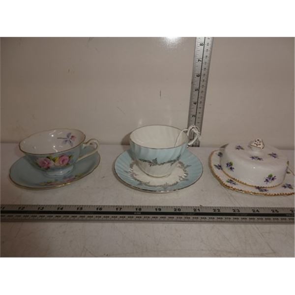 2 vintage china cup sets, Royal stafford  sweet