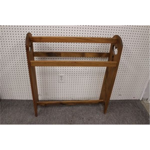 Handmade Wooden  Quilt Rack