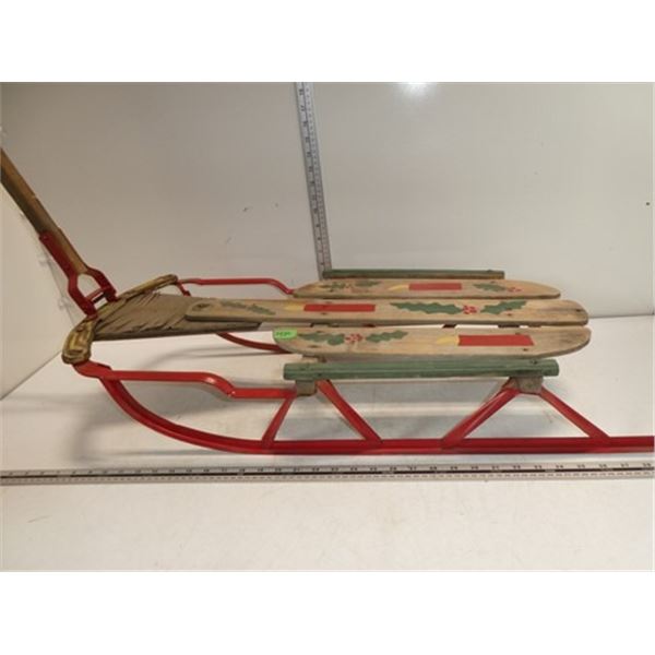 Antique Wooden / Metal Sleigh