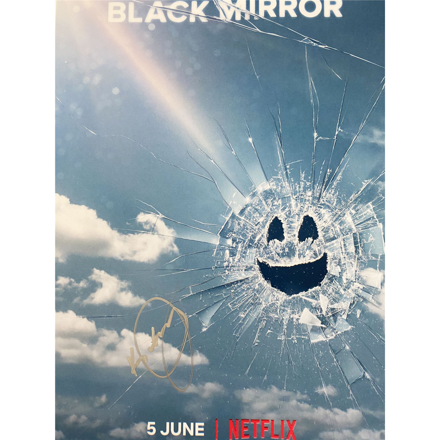 Black Mirror Daniel Kaluuya signed photo