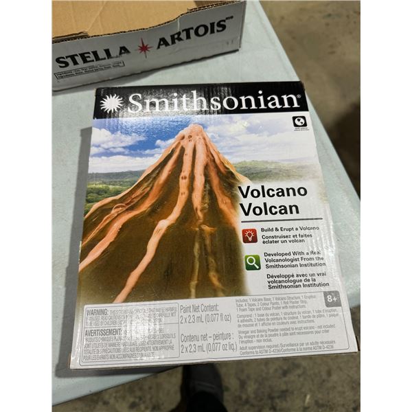 Build and erupt volcano