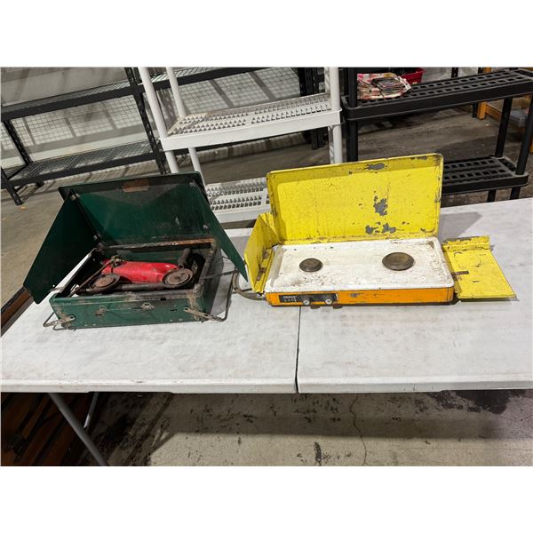 Primus stove and Coleman stove