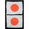 Image 4 : 5 WWII JAPANESE HINOMARU FLAGS.