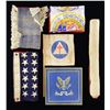 Image 1 : GROUP OF AMERICAN WW2 ERA FLAGS & BANNERS.