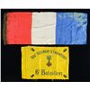 Image 1 : TWO FRENCH WW2 ERA FLAGS.