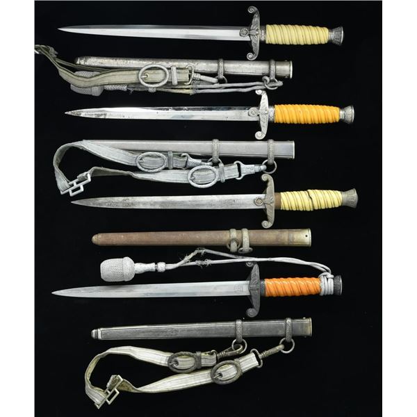 4 WWII GERMAN ARMY DAGGERS.