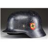 Image 2 : WWII GERMAN SS POLICE HELMET.