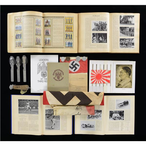 WWII GERMAN & JAPANESE MILITARIA & RELATED ITEMS.