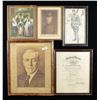 Image 2 : GROUP OF MOSTLY WWI FRAMED DOCUMENTS & IMAGES.