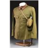 Image 2 : WWII JAPANESE CAPTAIN'S TUNIC, SWORD BELT, & MORE.