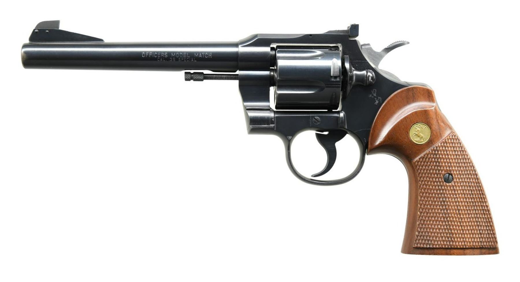Comping Revolver COLT OFFICERS MODEL MATCH REVOLVER.
