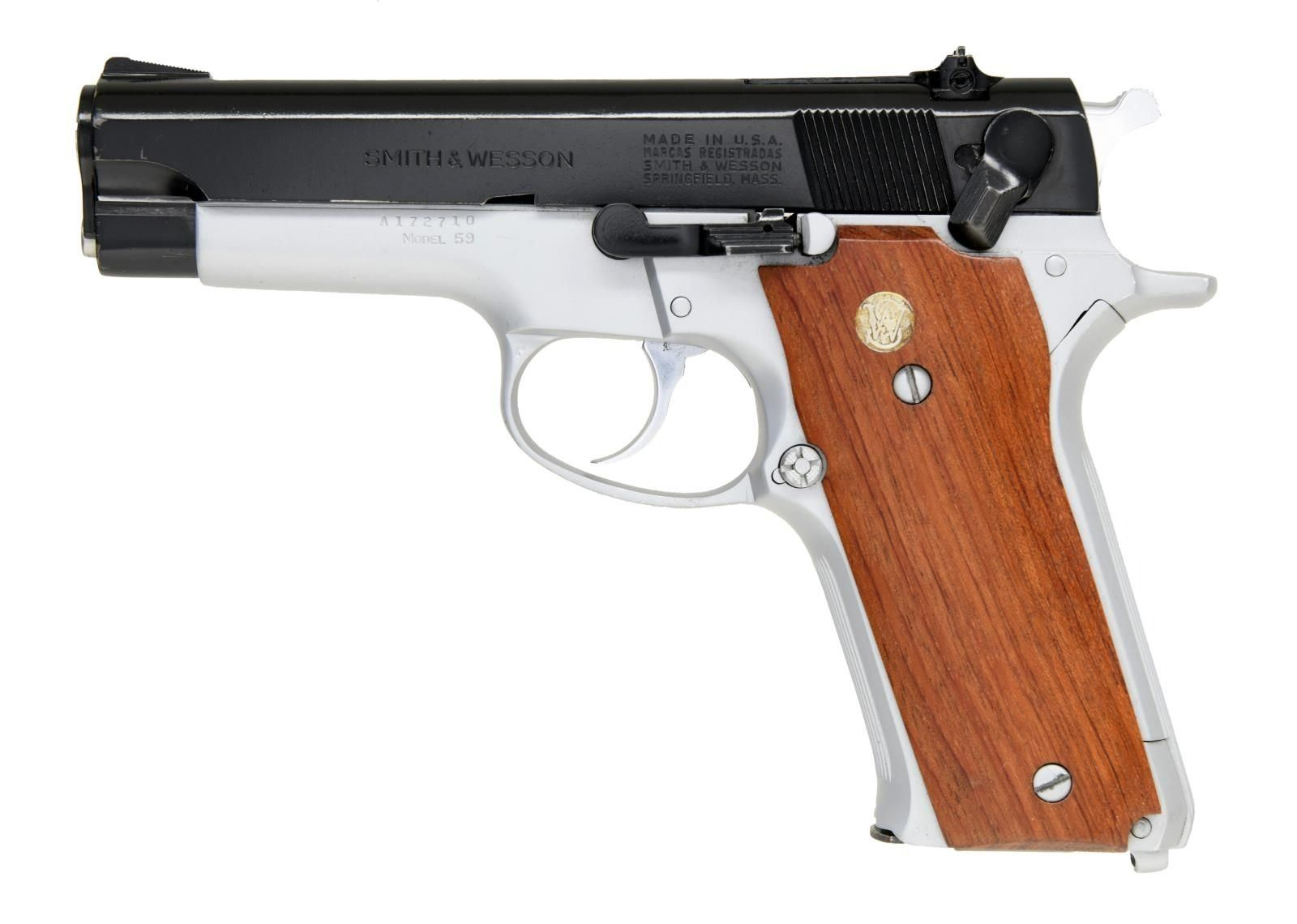 SMITH WESSON MODEL 59 SEMI AUTO PISTOL SMITH WESSON MODEL 59 SEMI AUTO PISTOL