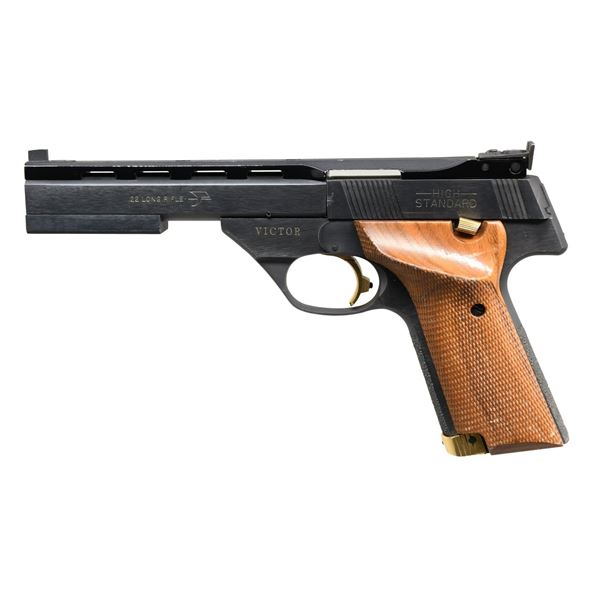 HIGH STANDARD VICTOR SEMI-AUTOMATIC PISTOL.