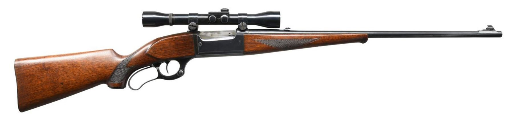 F99 Rifle SAVAGE MODEL 99 LEVER ACTION RIFLE WITH SCOPE.