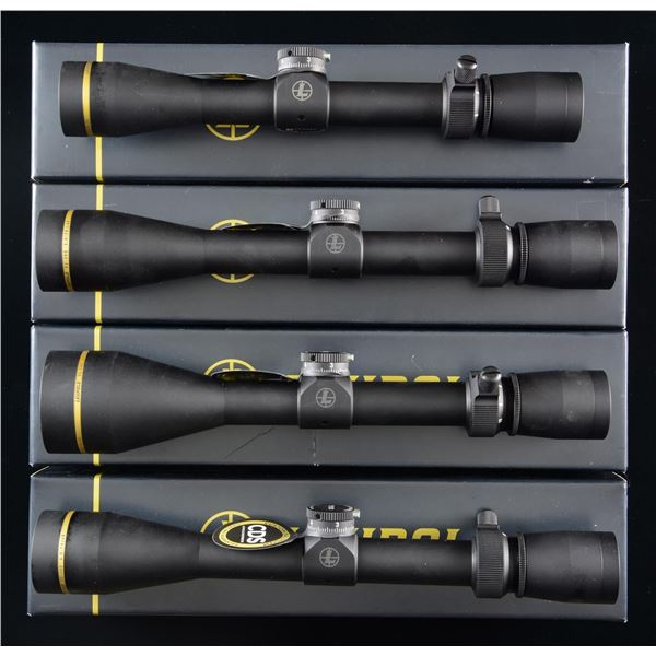 GROUP OF 4 LEUPOLD VX-3HD RIFLE SCOPES