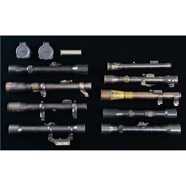 LOT OF 9 GERMAN & AUSTRIAN SCOPES.