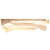 Image 1 : LOT OF 5 RIFLE STOCK WOOD BLANKS.