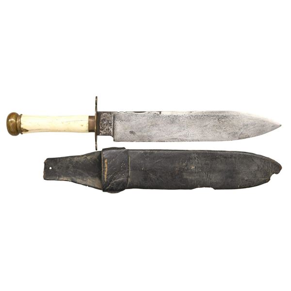 MID-19th CENTURY BRITISH STYLE BOWIE KNIFE WITH