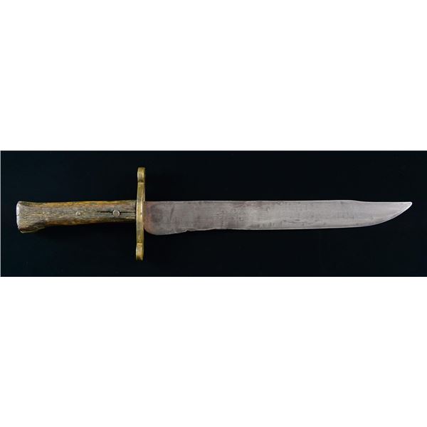 BLACKSMITH MADE 19th CENTURY BELT KNIFE.