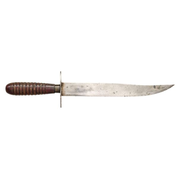 AMERICAN MID-19th CENTURY BELT/BOWIE KNIFE.