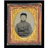 Image 1 : AMBROTYPE OF A YOUNG YANKEE PRIVATE.
