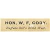 Image 3 : CABINET CARD OF W.F. CODY “BUFFALO BILL”.