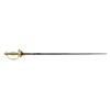 Image 1 : MID-18th CENTURY BRASS HILTED ENGLISH SMALLSWORD.