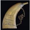 Image 1 : EARLY SCOTTISH FLAT STYLE POWDER HORN.