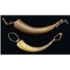Image 2 : 2 POWDER HORNS.