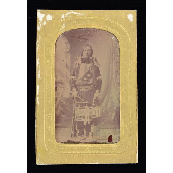 NATIVE AMERICAN TINTYPE.