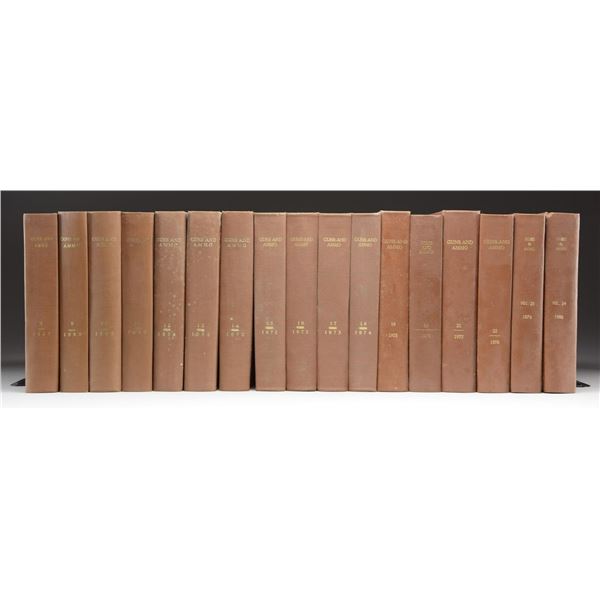 17 VOLUMES OF COMPLETE YEAR GUNS & AMMO MAGAZINES