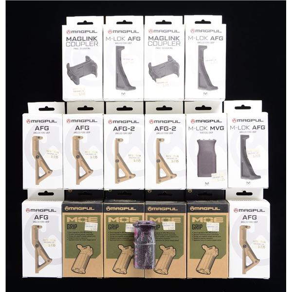 LOT OF MAGPUL PARTS NEW IN FACTORY PACKAGING.