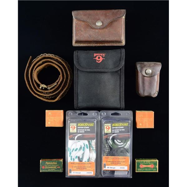 AMMO, LEATHER GOODS & CLEANING ACCESSORIES.