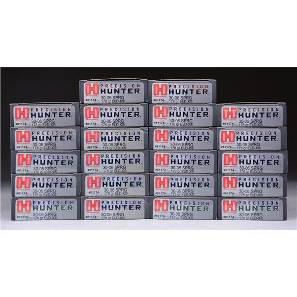 440 RDS. (22 BOXES) HORNADY 30-06 PRECISION HUNTER