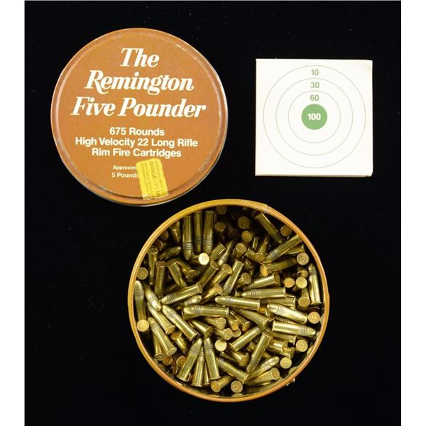 REMINGTON  FIVE POUNDER  CAN OF APPROX. 675 ROUNDS