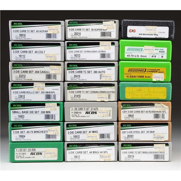 21 MODERN RELOADING DIE SETS
