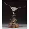 Image 3 : BALD EAGLE BRONZE SCULPTURE BY DAVID MANUEL TITLED